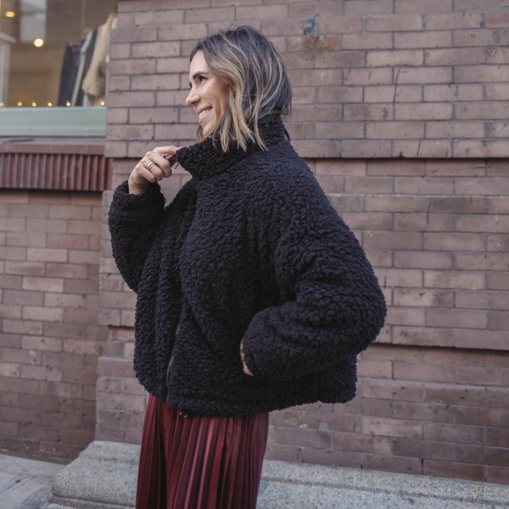 NEW Mod Ref The Tenley Teddy Sherpa Jacket Coat - Picture 5 of 5